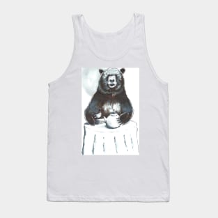 Earl Grey Grizzly Bear Tank Top